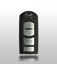 thumbnail image 2 of 2x New Mazda Remote Flip Key Fob Shell Case – For 3-Button Mazda 3 & 6 – Replacement Shells 2 of 4